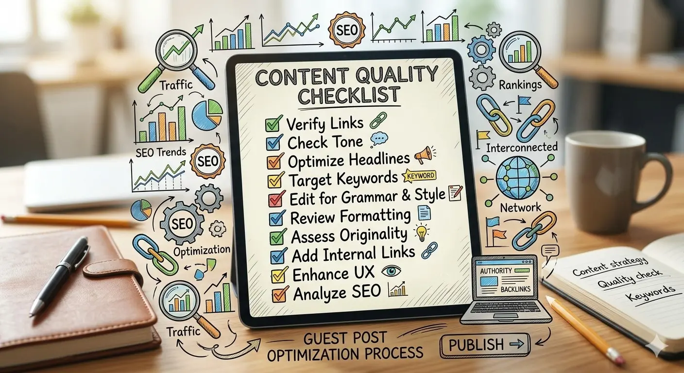 Guest Posting Checklist: 20 Things to Do Before You Publish