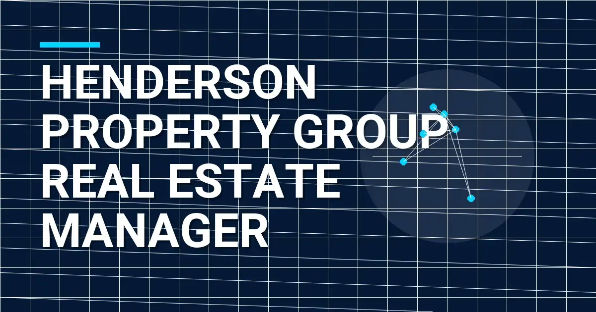 Henderson Property Group Real Estate Manager