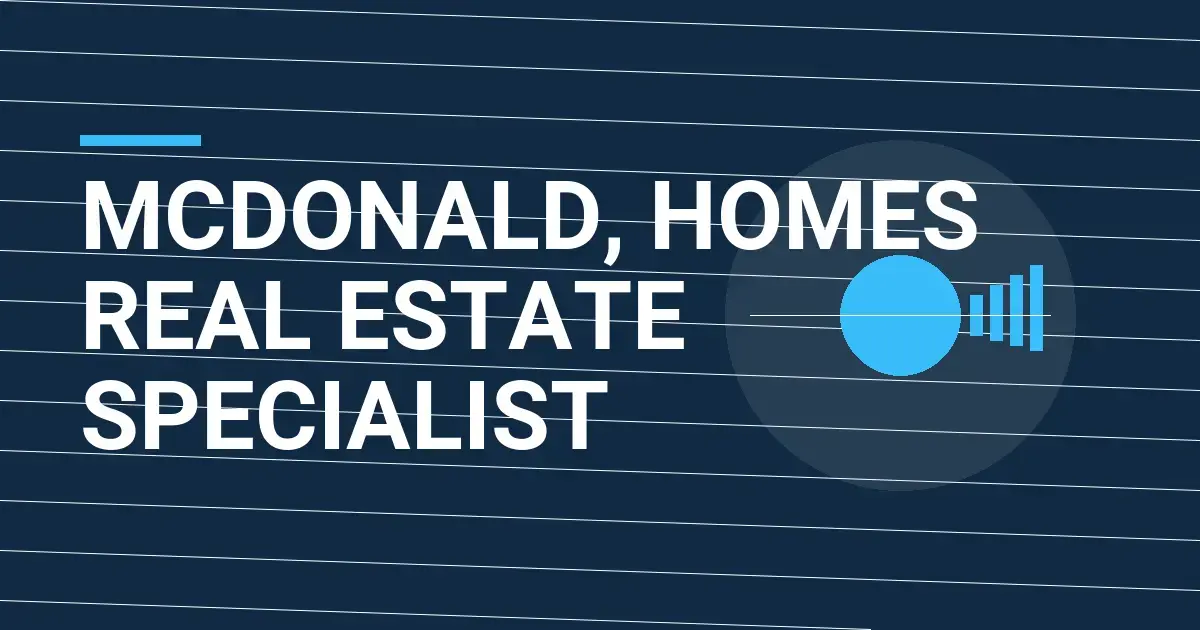 Mcdonald, Homes Real Estate Specialist