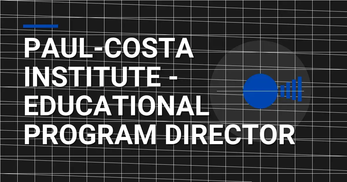 Paul-Costa Institute - Educational Program Director